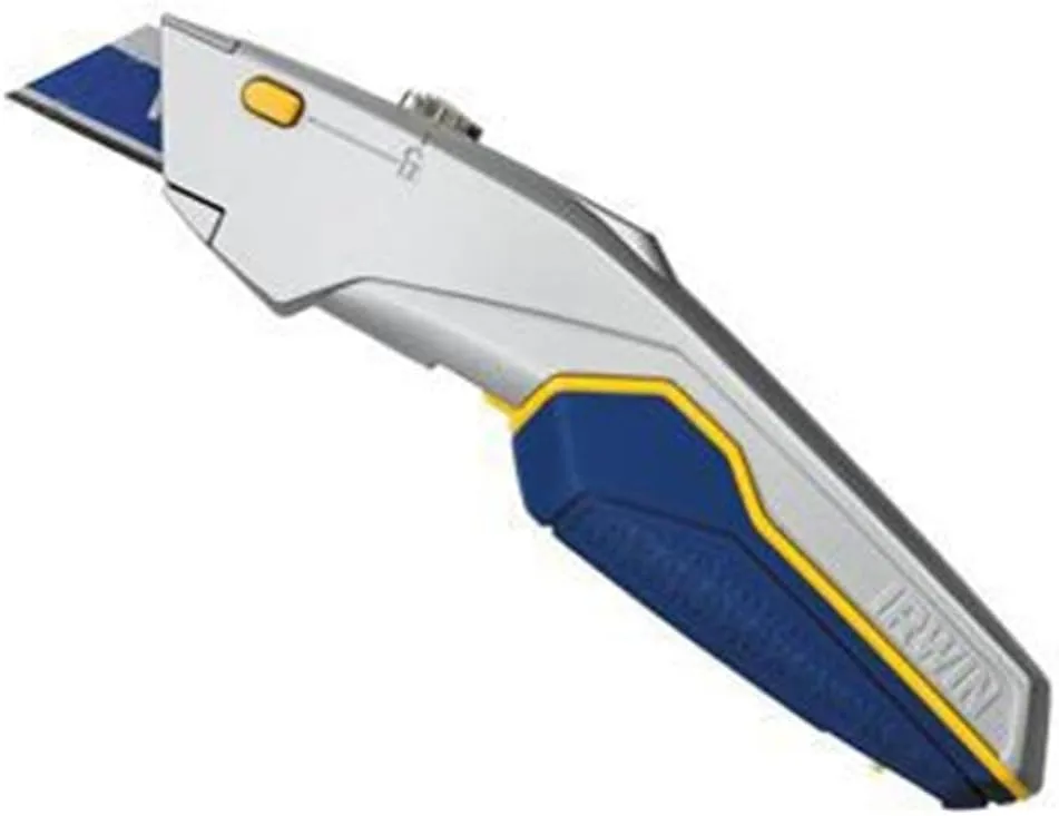 IRWIN Utility Knife (1774106), Blue One Size Pro Touch Retractable