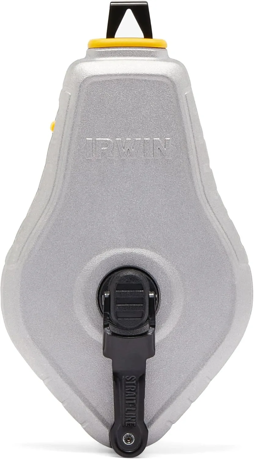 IRWIN Tools STRAIT-LINE Chalk Line, Classic Reel, 100 ft. (IWHT48441) 1 Count (Pack of 1) NEW Classic