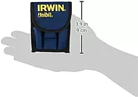 Irwin Tools IRWIN Unibit 502T Step Drill Bit Set with Nylon Pouch, Titanium Nitride Coated, 3pc (15502)