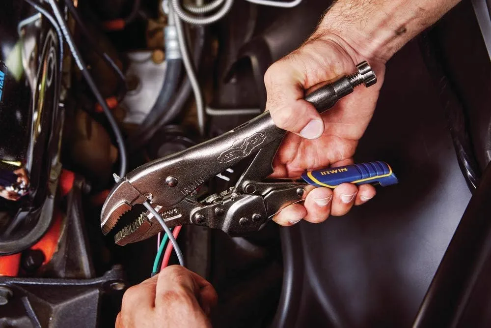 Irwin Tools IRWIN VISE-GRIP Locking Pliers, Fast Release, Curved Jaw with Wire Cutter, 10-Inch (IRHT82578) NEW