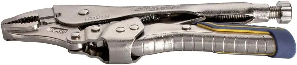 Irwin Tools IRWIN VISE-GRIP Locking Pliers, Fast Release, Curved Jaw with Wire Cutter, 10-Inch (IRHT82578) NEW