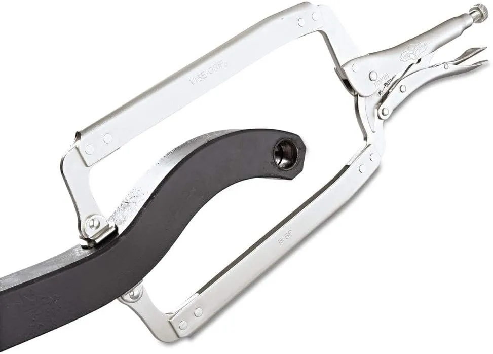 Irwin Tools 22 Original Vise Grip Locking C-Clamp with Swivel Pad Tip, 18" Regular C-Clamp