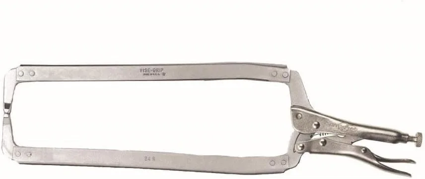 IRWIN VISE-GRIP C Clamp, Original Locking, Regular Tips, 24-Inch (275) 9" / 225 mm