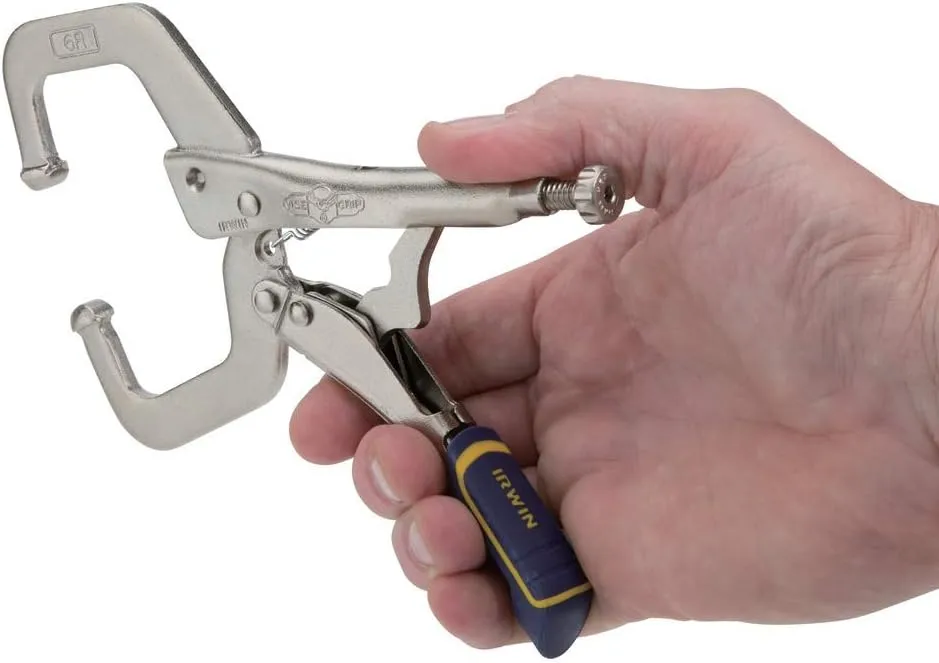 IRWIN VISE-GRIP Welding Pliers, Fast Release, C-Clamp Locking, 6-Inch (IRHT82585) One Size NEW