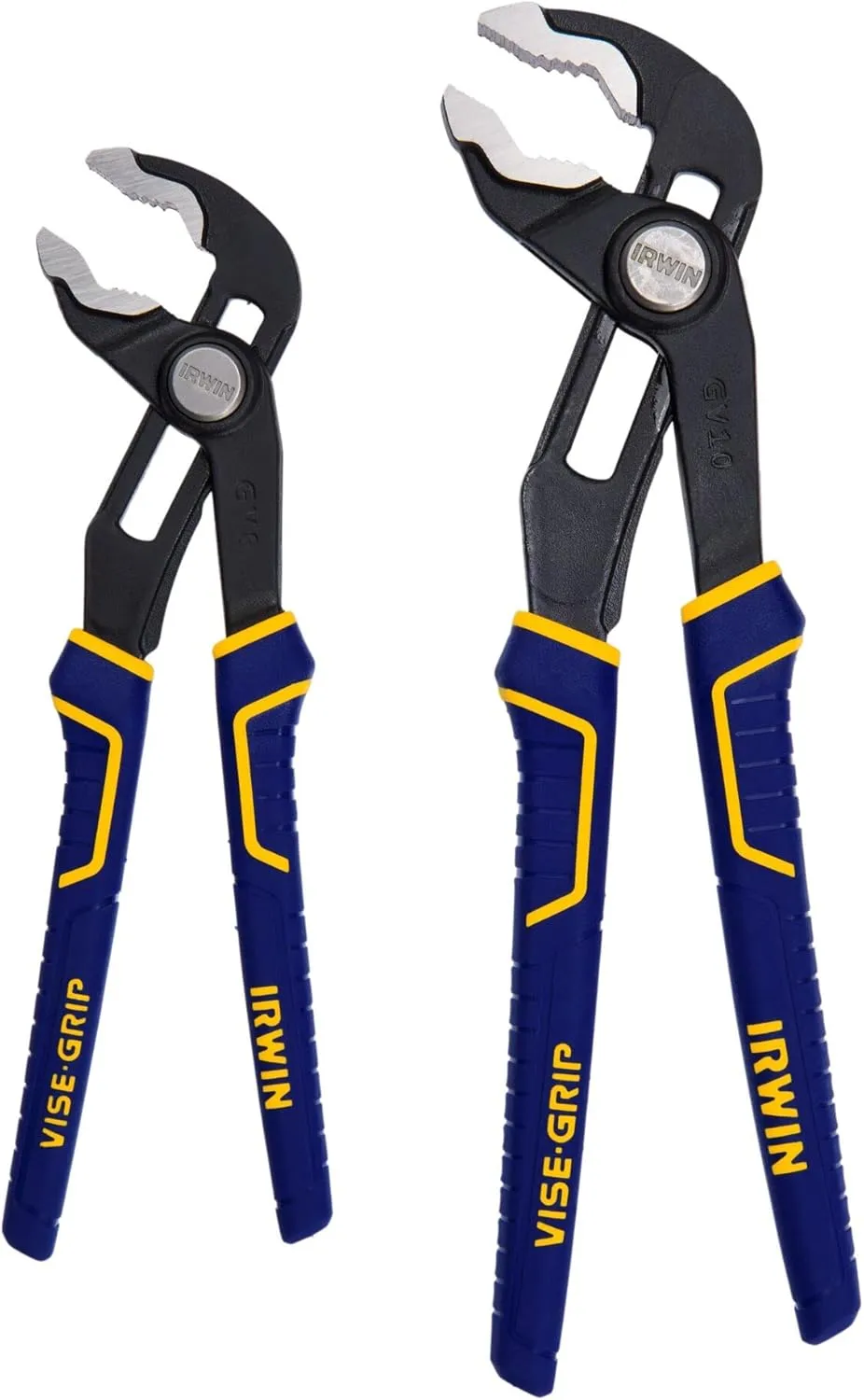 IRWIN Tools VISE-GRIP GrooveLock Pliers Set, V-Jaw, 2 Piece, 2078709 Regular Pliers Set