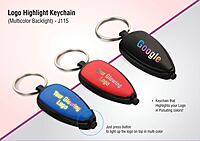 Logo highlight keychain (multicolor backlight)