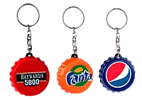 Crown shape keychain with Bottle opener