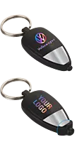 Two tone Logo highlight keychain