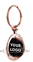 Round Rotating Key chain