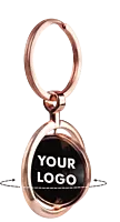 Round Rotating Key chain