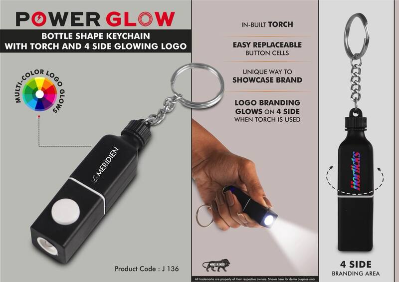 PowerGlow Bottle shape keychain