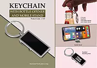 Keychain with Bottle opener and Mobile stand