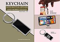 Keychain with Bottle opener and Mobile stand
