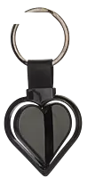 Rotating Heart shape keychain