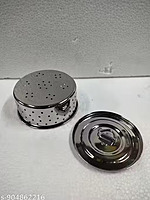 Shine Stainless Round Panner maker with lid & base