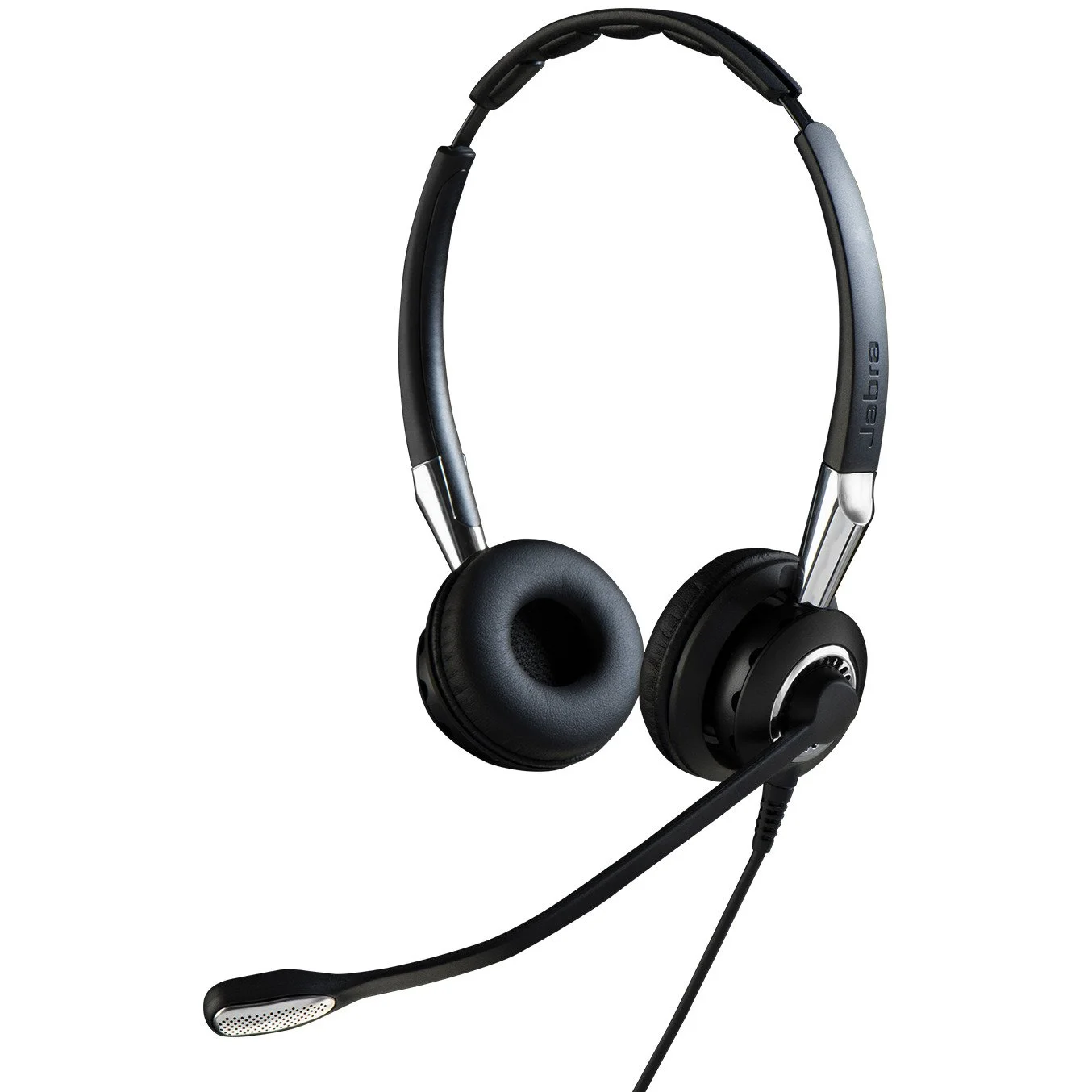 Jabra BIZ 2400 II Wired Duo Headset, Stereo, Quick Disconnect, Wired, 150 Hz to 6.80 kHz, Over-the-head, Binaural