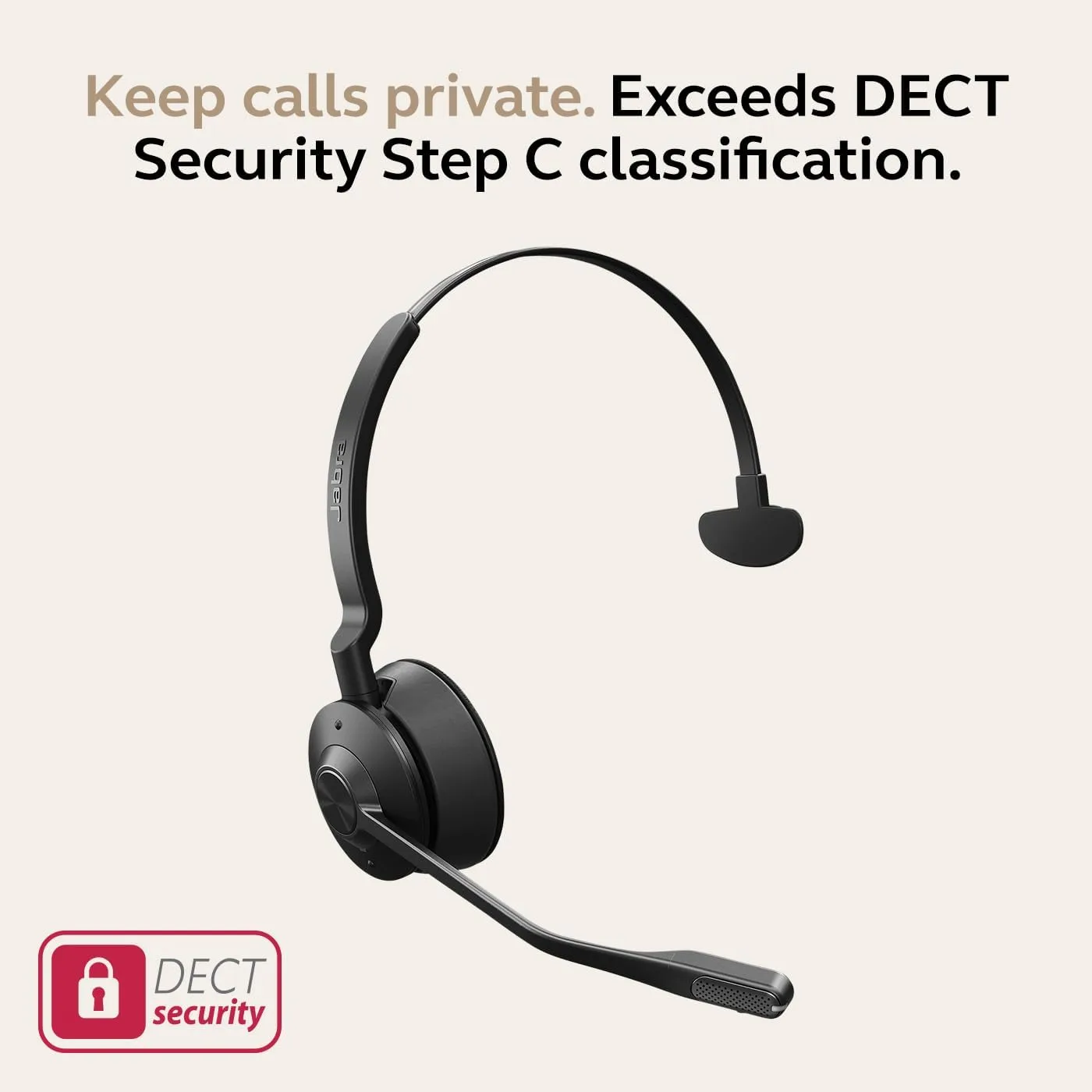 Jabra Engage 45 SE Wireless Headset - DECT, Noise-Canceling Mic