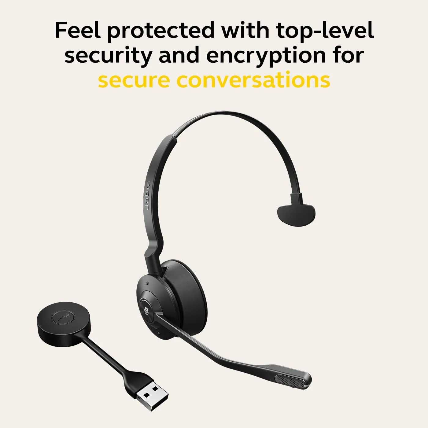 Jabra Engage 55 SE Wireless DECT Headset with Link 400 USB Adapter