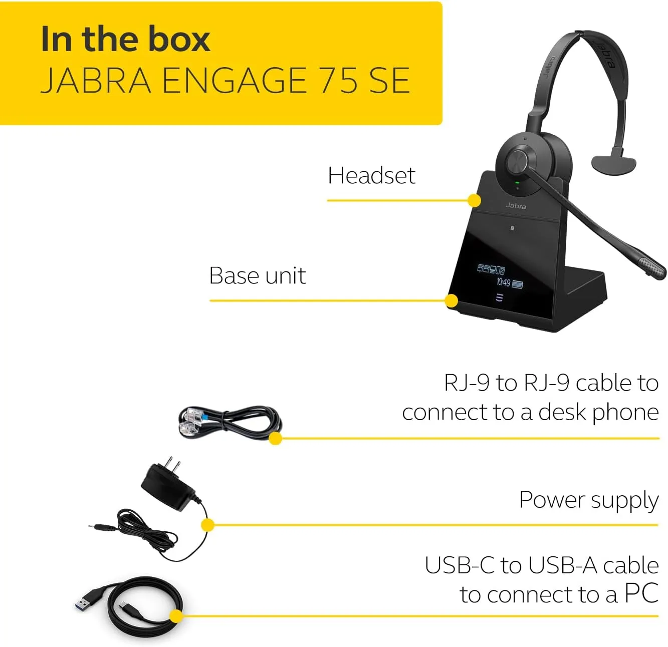 Jabra Engage 75 SE Wireless Headset