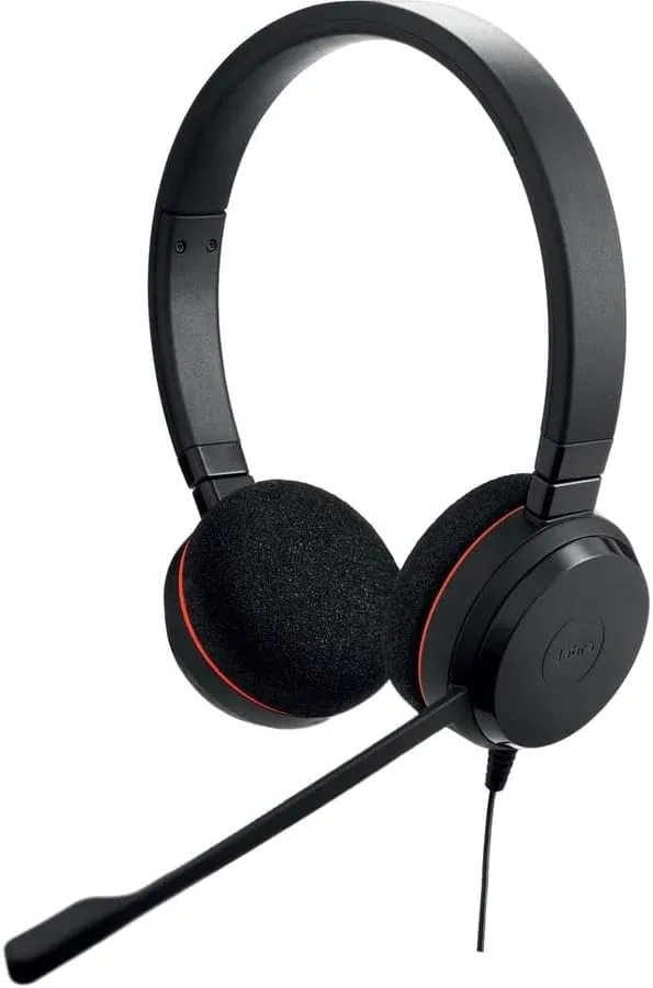 Jabra Evolve 20 Wired Headset (2025 Edition) - USB-C/A