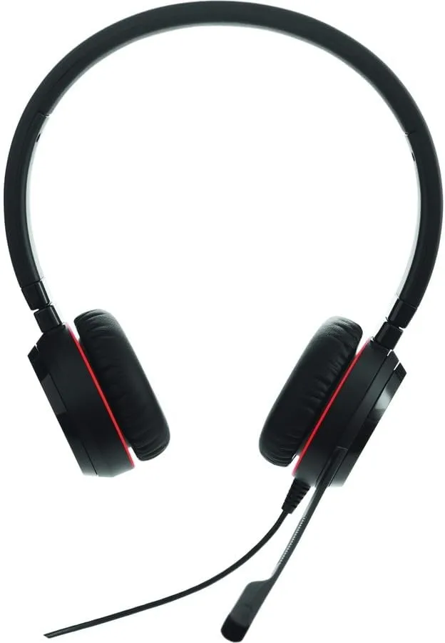 Jabra EVOLVE 20SE Headset - Stereo - USB - Wired - Over-the-head - Binaural - Supra-aural - Noise Canceling - Black