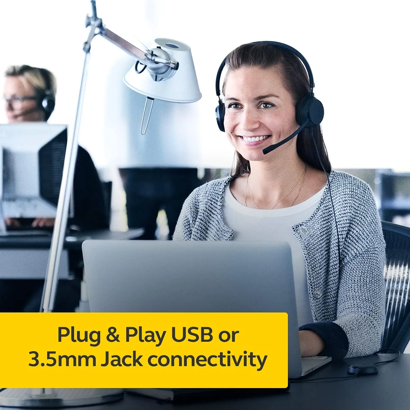 Jabra Evolve 30 II Wired On-Ear Headset - Unified Communications