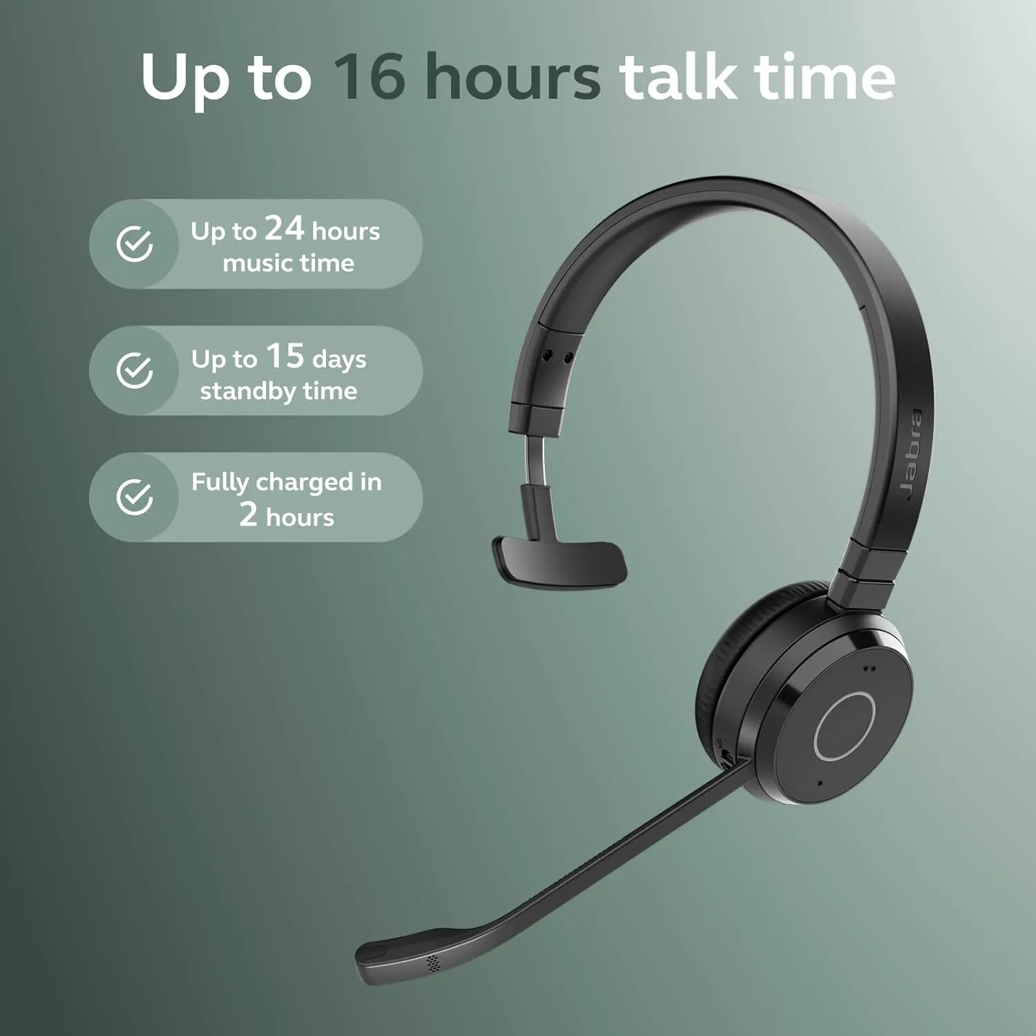 Jabra Evolve 65 TE (Third Edition) Wireless Headset