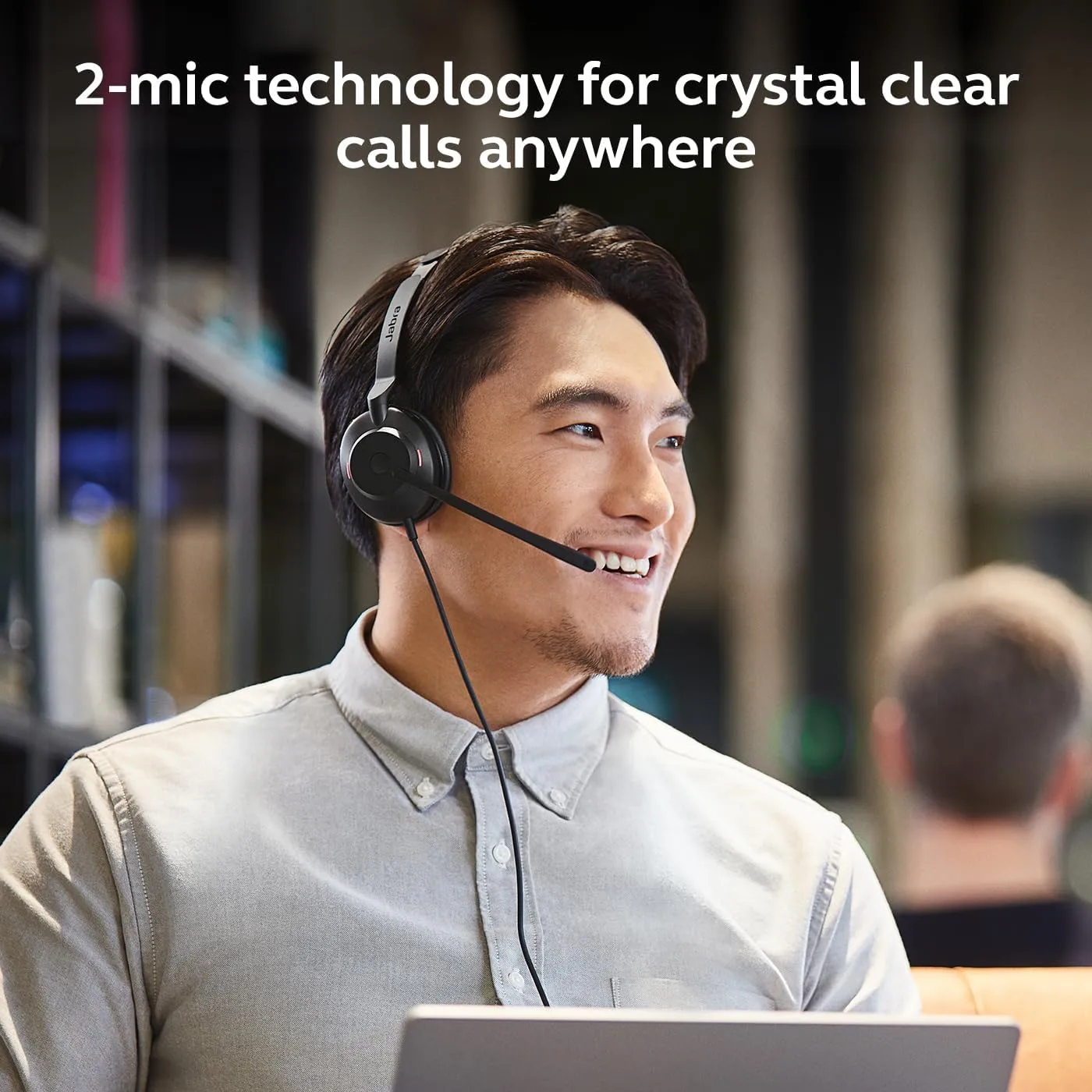 Jabra Evolve2 30 SE Wired On-Ear Headset with USB-A/USB-C
