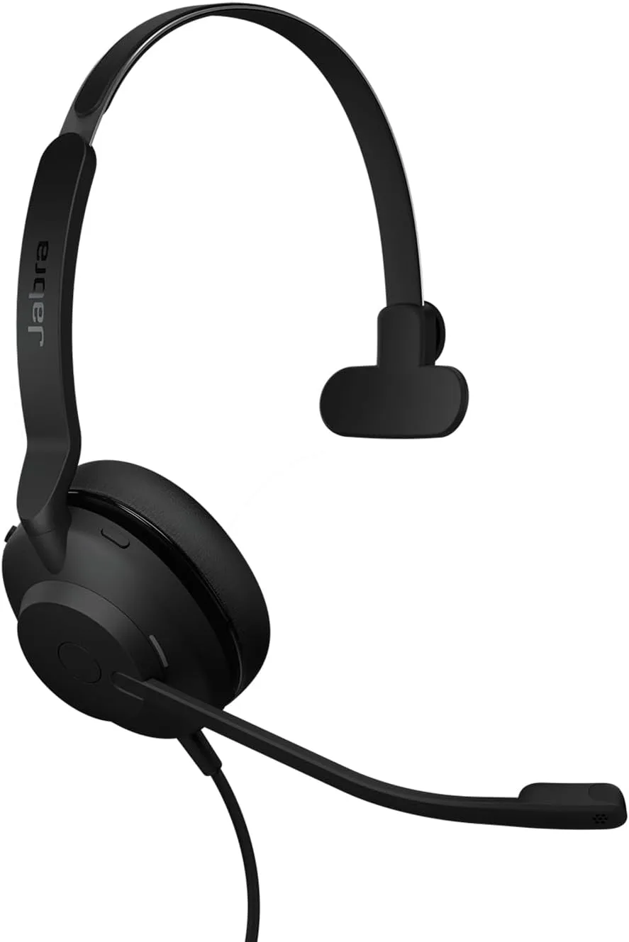 Jabra Evolve2 30 SE Wired On-Ear Headset with USB-A/USB-C
