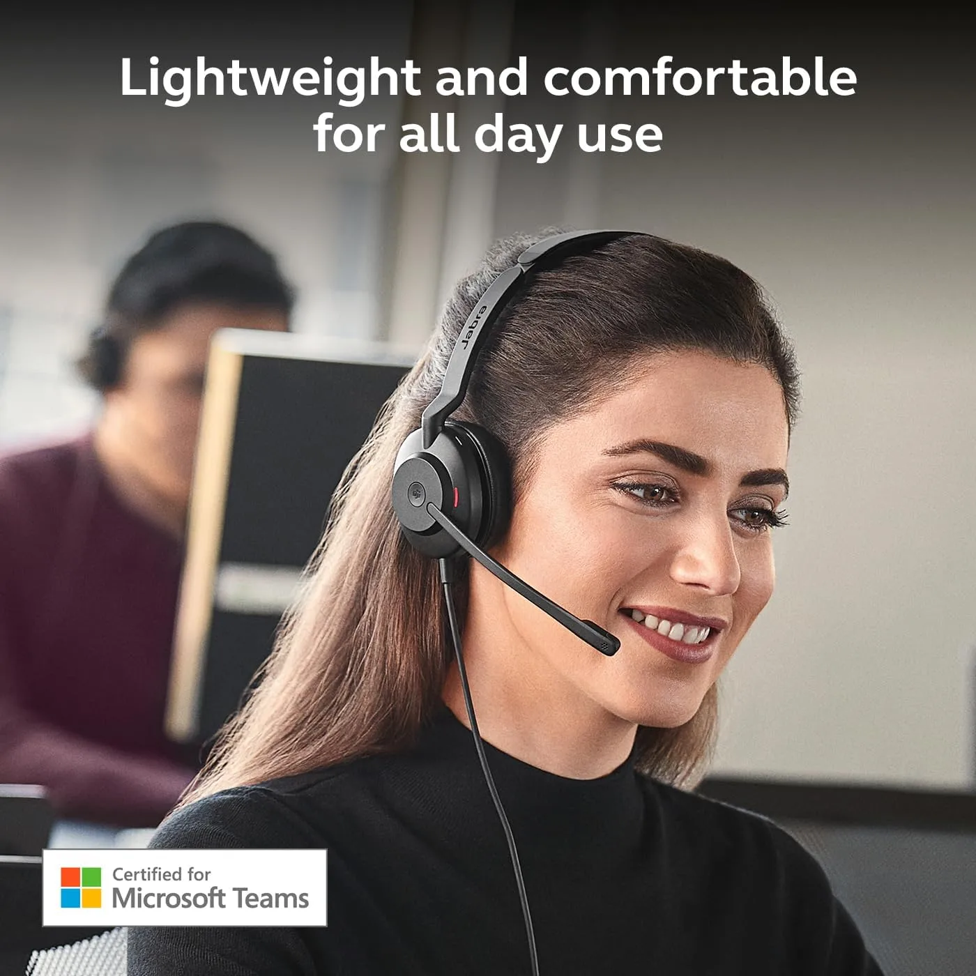 Jabra Evolve2 30 SE Wired On-Ear Headset with USB-A/USB-C