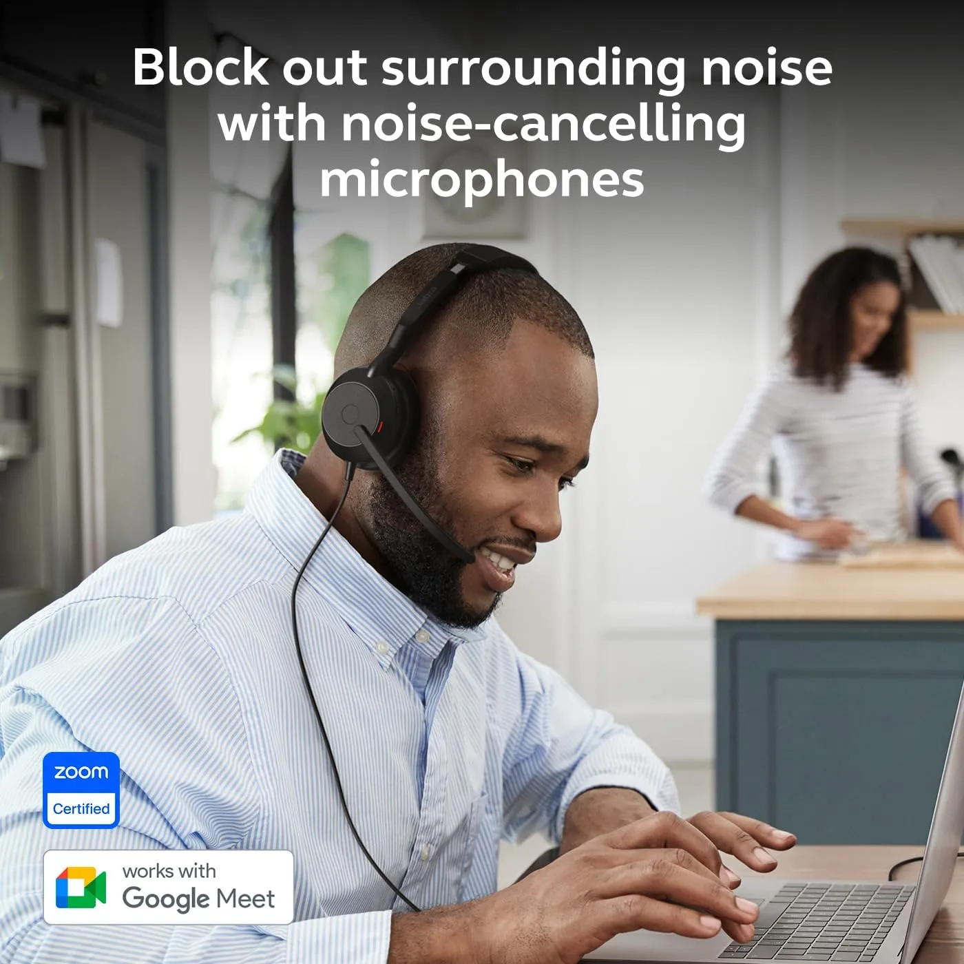 Jabra Evolve2 50 Single-Ear Headset, USB-C/A, Noise-Cancelling