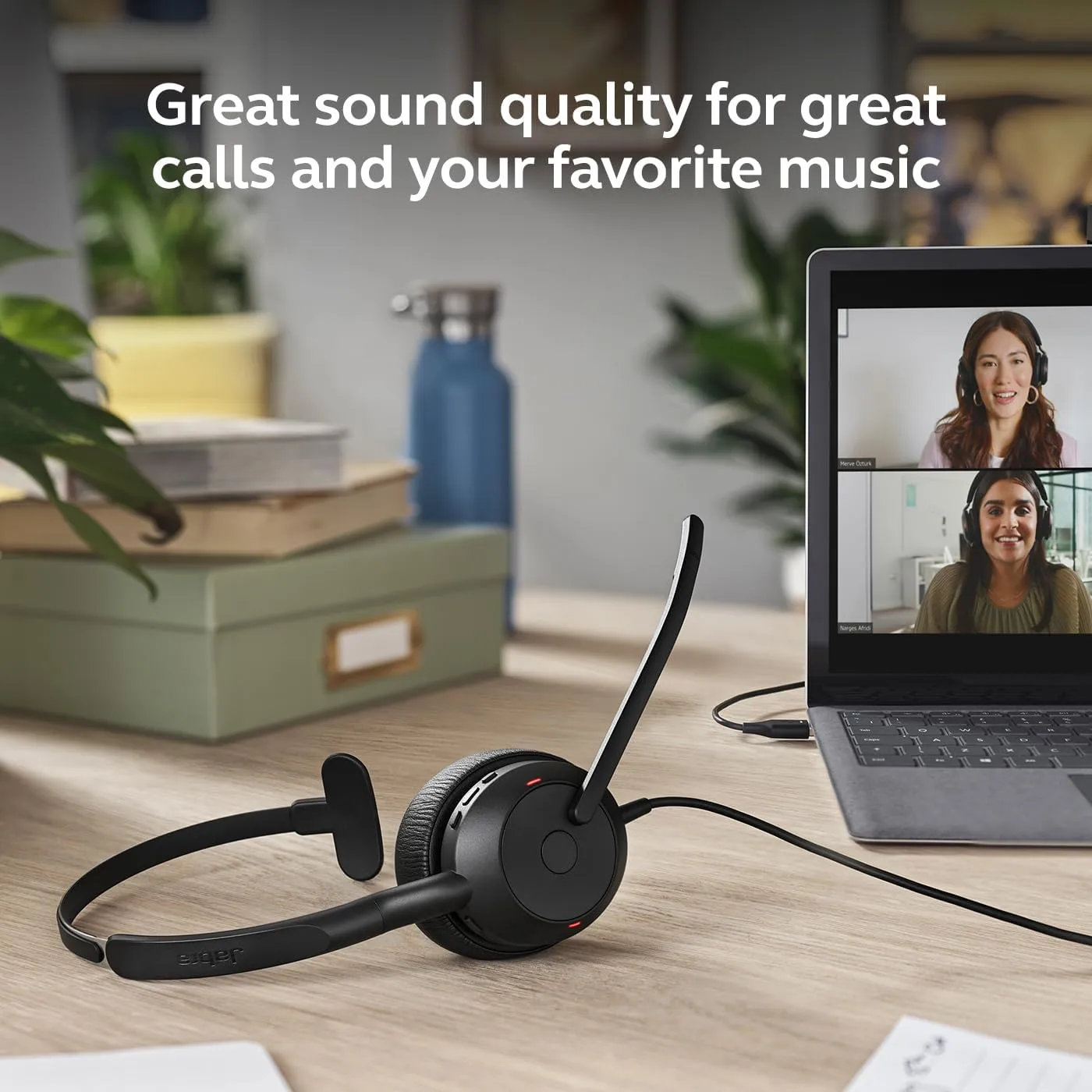 Jabra Evolve2 50 Single-Ear Headset, USB-C/A, Noise-Cancelling
