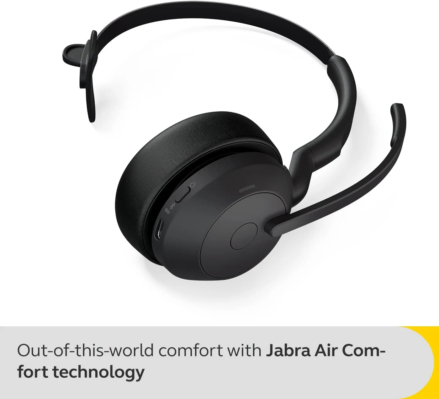 Jabra Evolve2 55 Stereo Wireless Headset with Charging Stand, AirComfort Technology