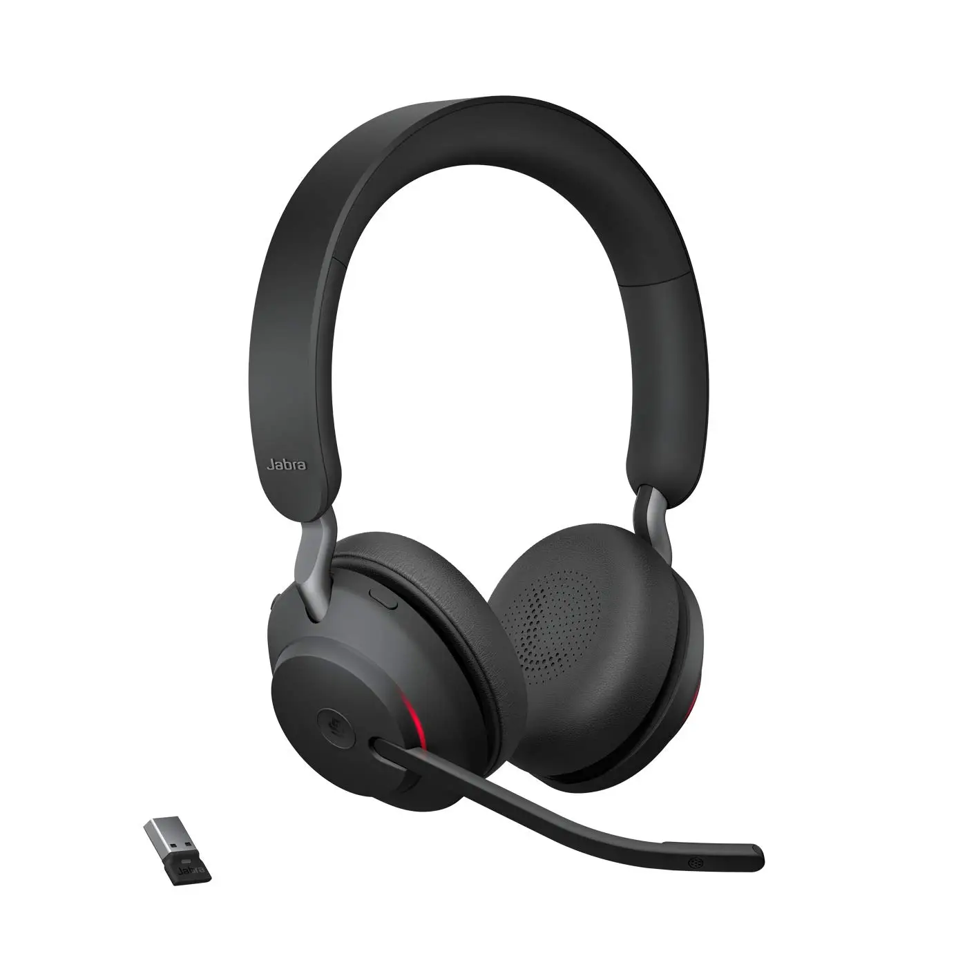 Jabra Evolve2 65 Headset - Microsoft Teams Certification - Stereo - Wireless - Bluetooth - 98.4 ft - Over-the-head