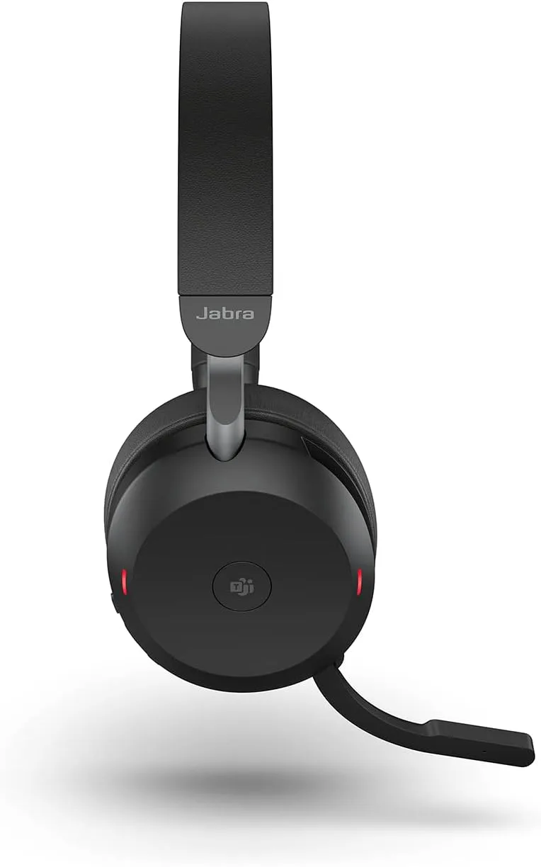 Jabra Evolve2 75 Wireless Headset with Advanced ANC and 8-Mic Technology