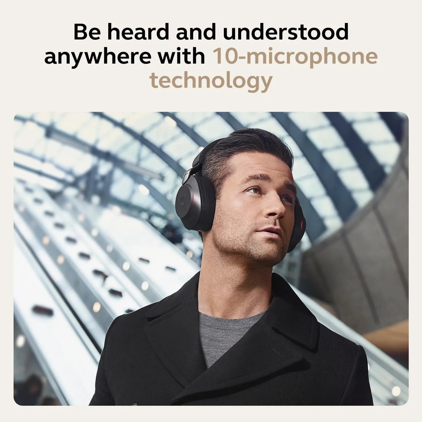 Jabra Evolve2 85 Wireless Over-Ear Headset – ANC, UC/Teams Certified