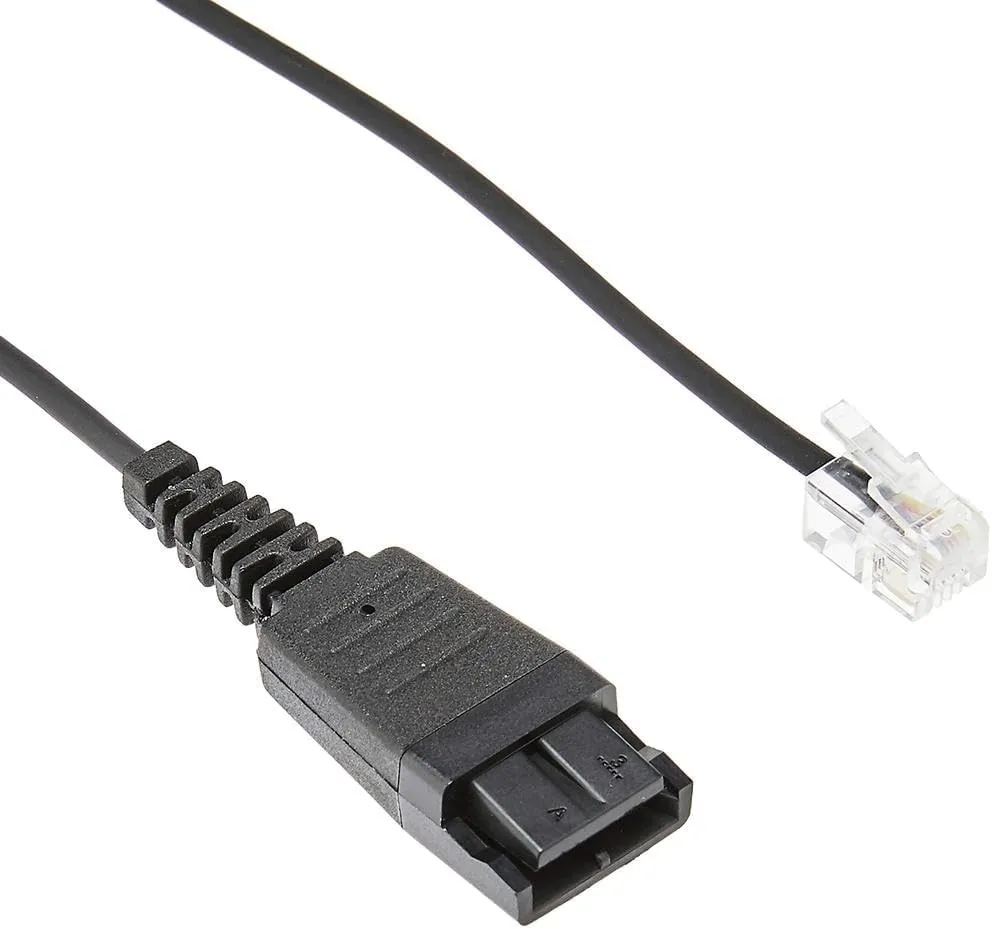 Jabra GN1200 Smart Universal Coiled Cable - 6.60 ft Data Transfer Cable - First End: 1 x Quick Disconnect