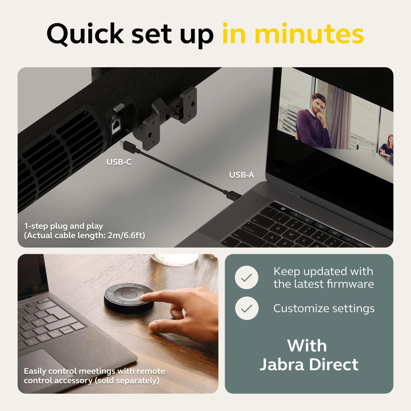 Jabra PanaCast 4K Video Conferencing Cameras