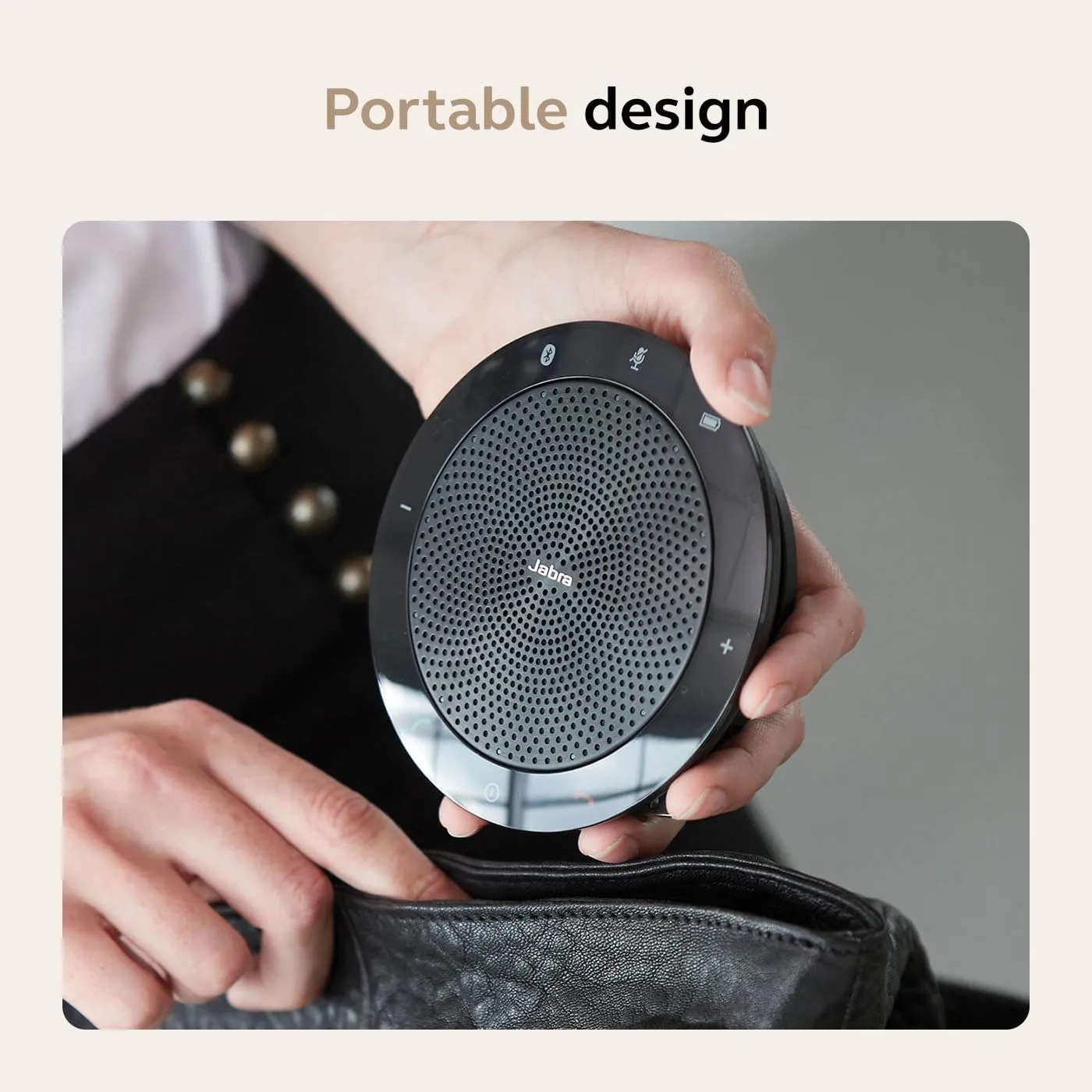 Jabra Speak Portable Bluetooth/USB Speakerphone