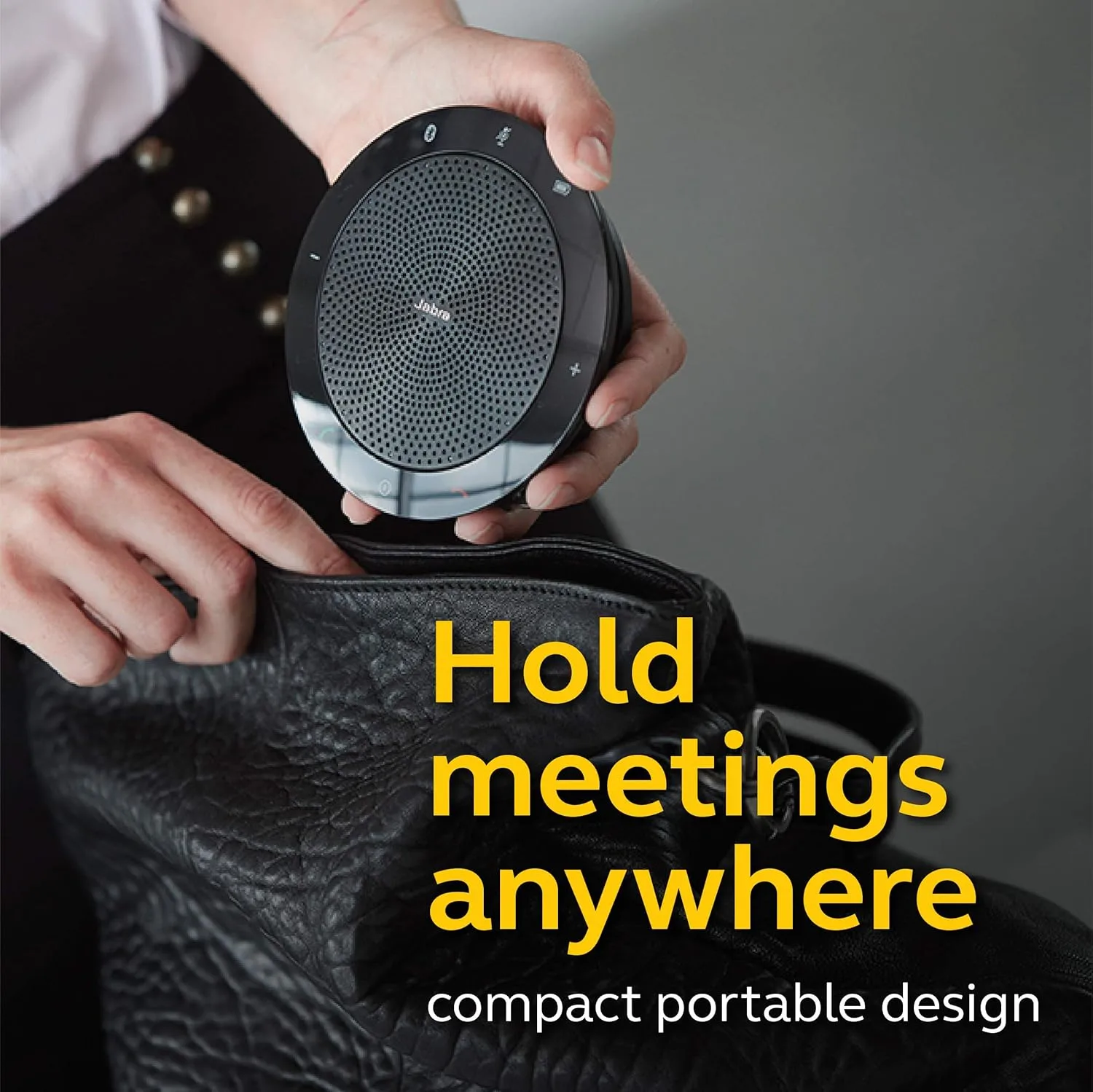 Jabra SPEAK 510+ UC Portable Bluetooth & USB Speakerphone - Black