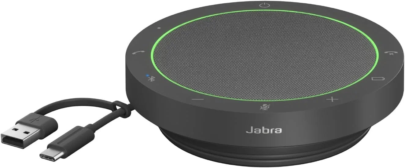 Jabra Speak2 55 Wireless Bluetooth Speakerphone (2025) - Certified Microsoft Teams, Dark Grey