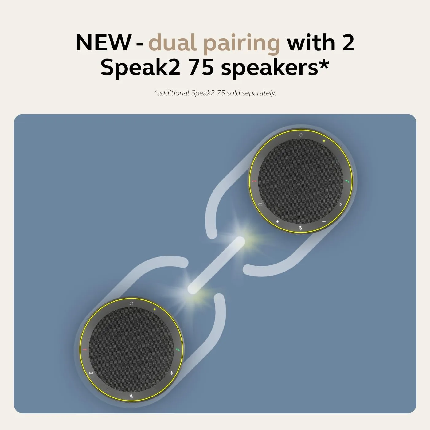Jabra Speak2 75 Wireless Bluetooth Speakerphone
