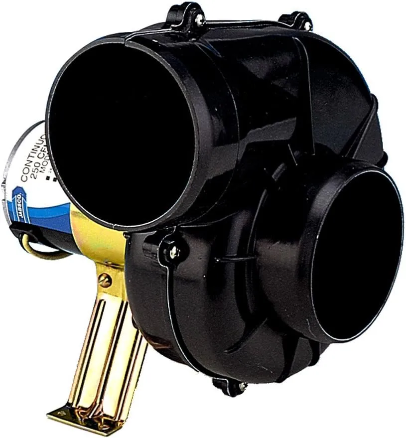 Jabsco 36770-0115 115V Flex Mount 250 CFM Blower, 4"