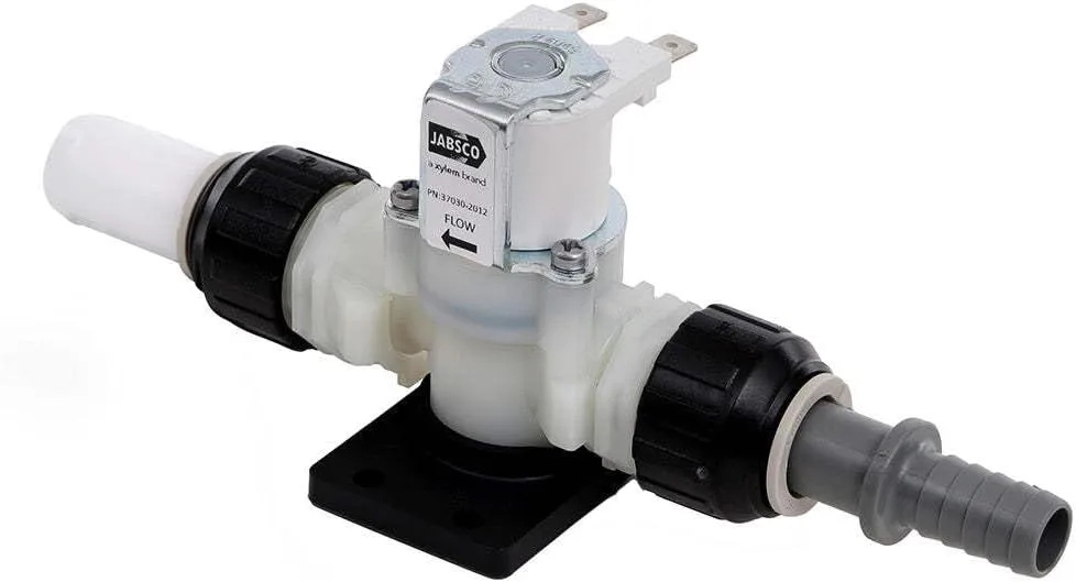Jabsco Solenoid/Anti-Syphon Valve - 12V