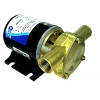Jabsco 18660 Series Marine Water Puppy Bilge/Sump Flexible Impeller Pump 6.3 GPM, 12-Volt, 15-Amp Non-CE
