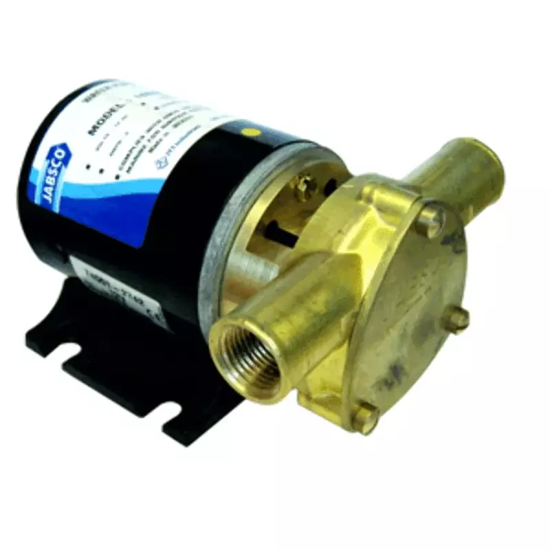 Jabsco 18660 Series Marine Water Puppy Bilge/Sump Flexible Impeller Pump 6.3 GPM, 12-Volt, 15-Amp Non-CE