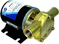 Jabsco 18660 Series Marine Water Puppy Bilge/Sump Flexible Impeller Pump 6.3 GPM, 12-Volt, 15-Amp Non-CE