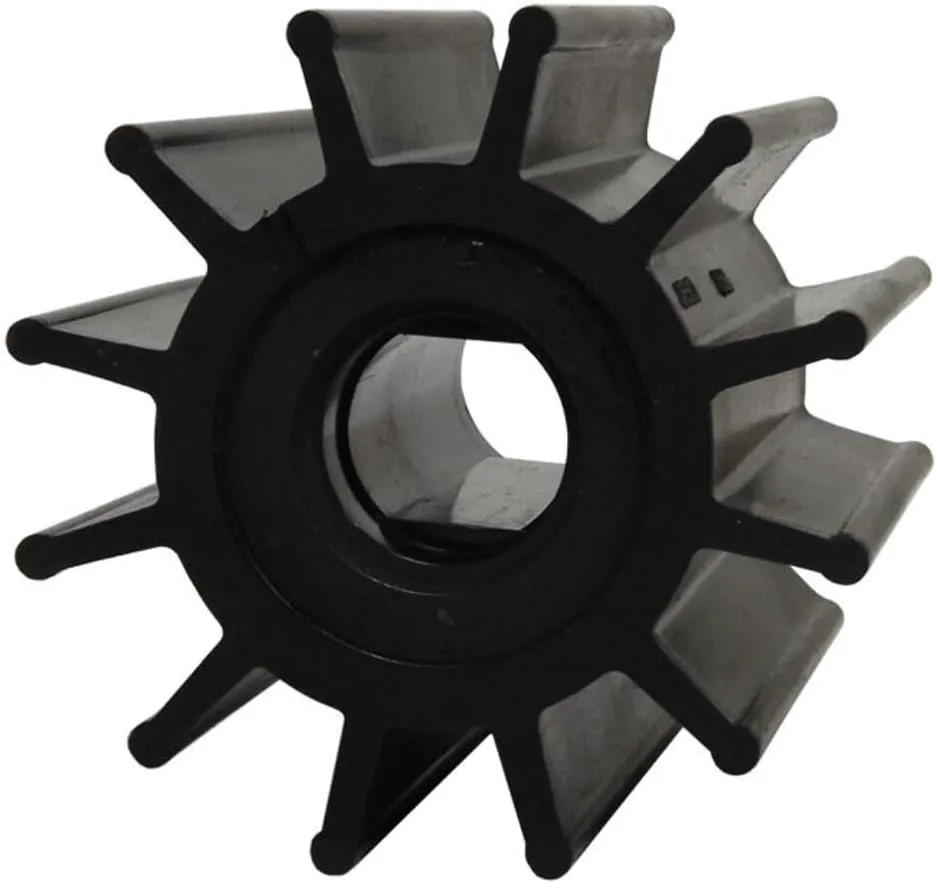 Jabsco 17370-0001-P Neoprene Impeller Kit - 12 Blade - 3-3/4" Diameter - Plastic Insert