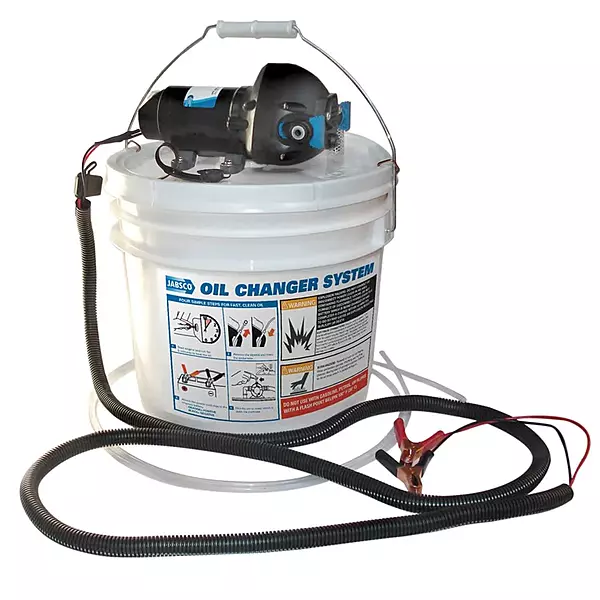 Jabsco 17850-1012 DIY Engine Oil Change System, 3.5 Gallon Capacity, 12 Volt , Black