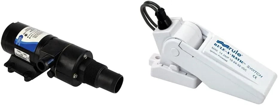 Jabsco 18590-2092 Macerator Pump, Self Priming, Run Dry Protection, Waste Evacuation, 12 Volts DC